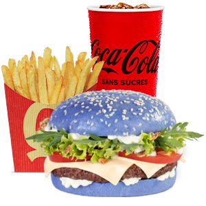 Menu XL French Burger Sauce au Bleu